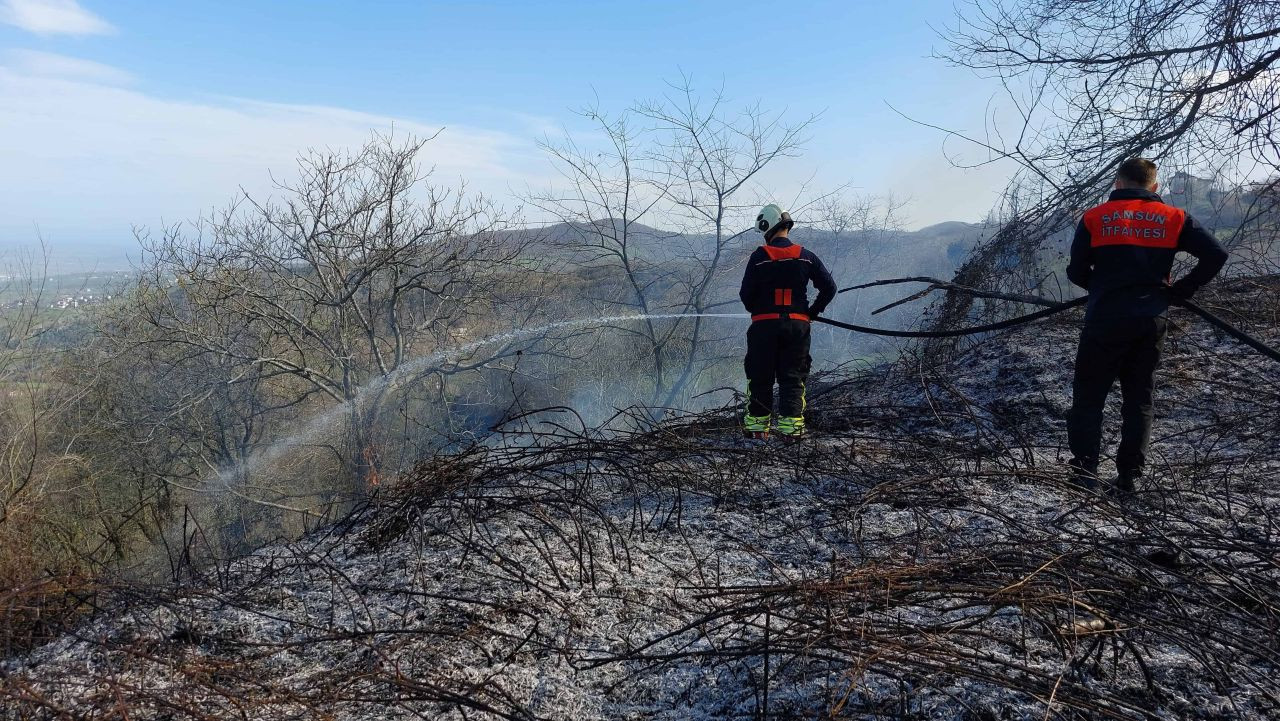 Samsun’da Çalılık Alanda Çıkan Yangın Hızla Söndürüldü - Sayfa 4