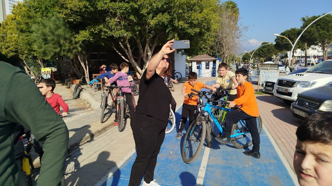 Gazipaşa'da Akciğer Sağlığı İçin Pedallar Çevrildi