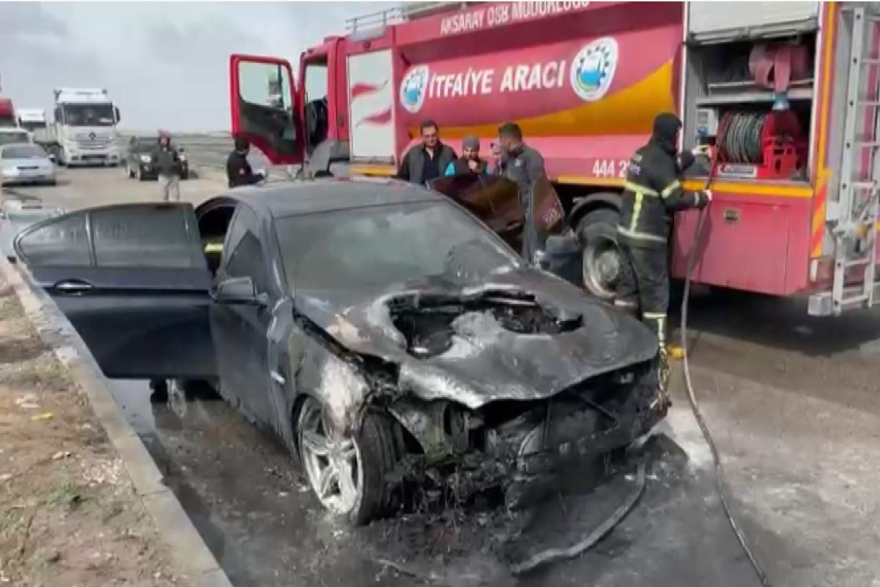 Aksaray’da Seyir Halindeki Otomobil Alevlere Teslim Oldu - Sayfa 2