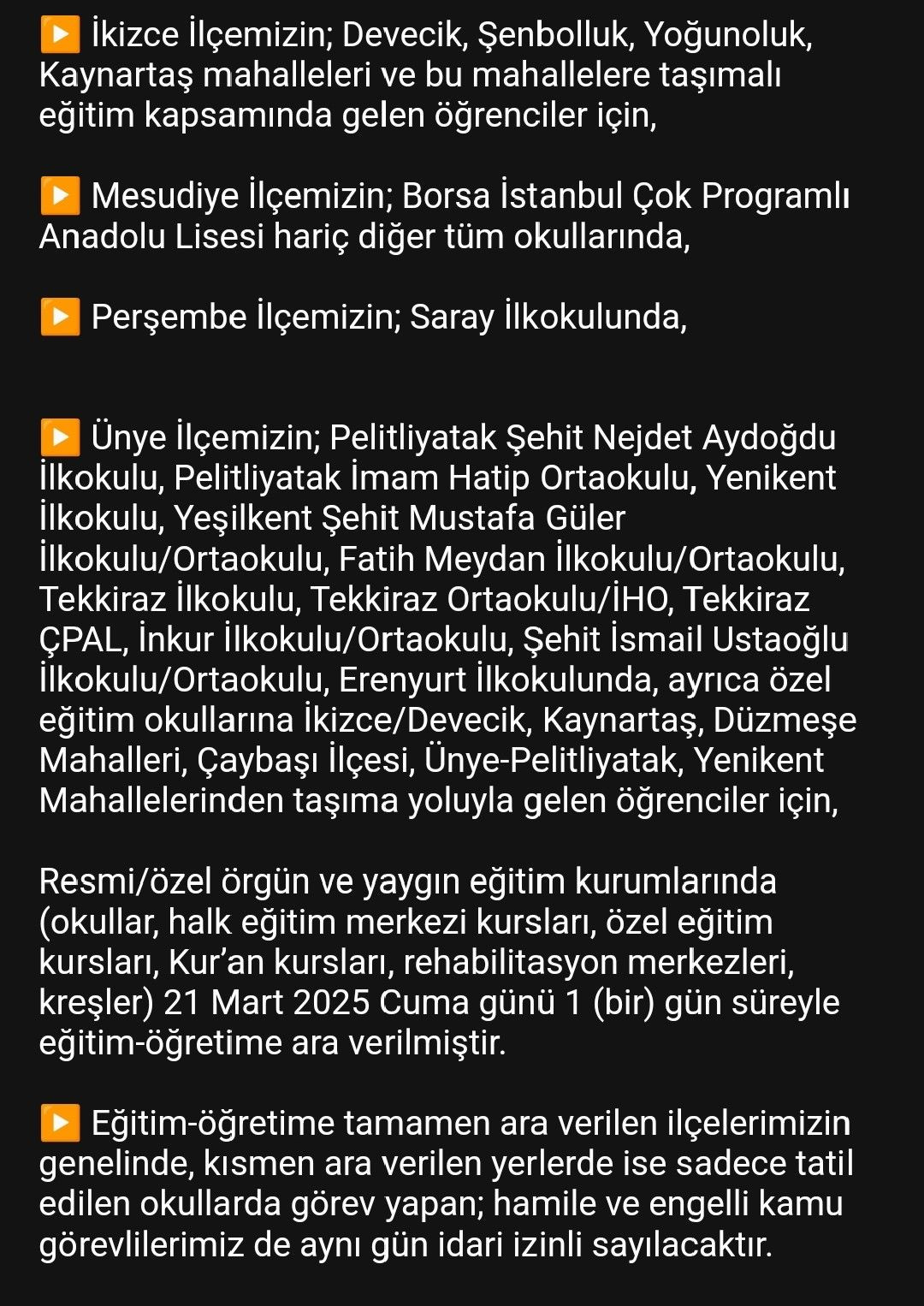 Ordu’nun 17 İlçesinde Eğitime Kar Engeli - Sayfa 2