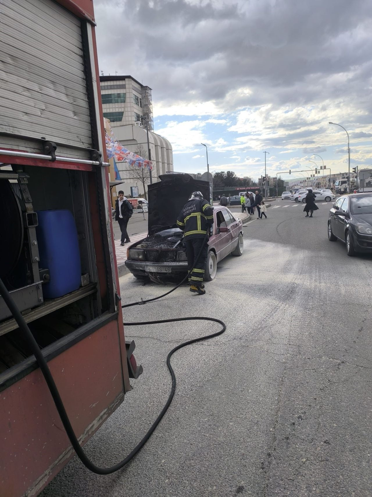 Batman’da Seyir Halindeki Otomobil Alev Aldı - Sayfa 1