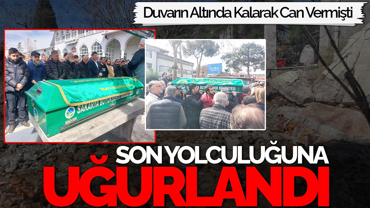 Sakarya'da Duvarın Altında Kalarak Ölen Taekwondo Hocası Toprağa Verildi