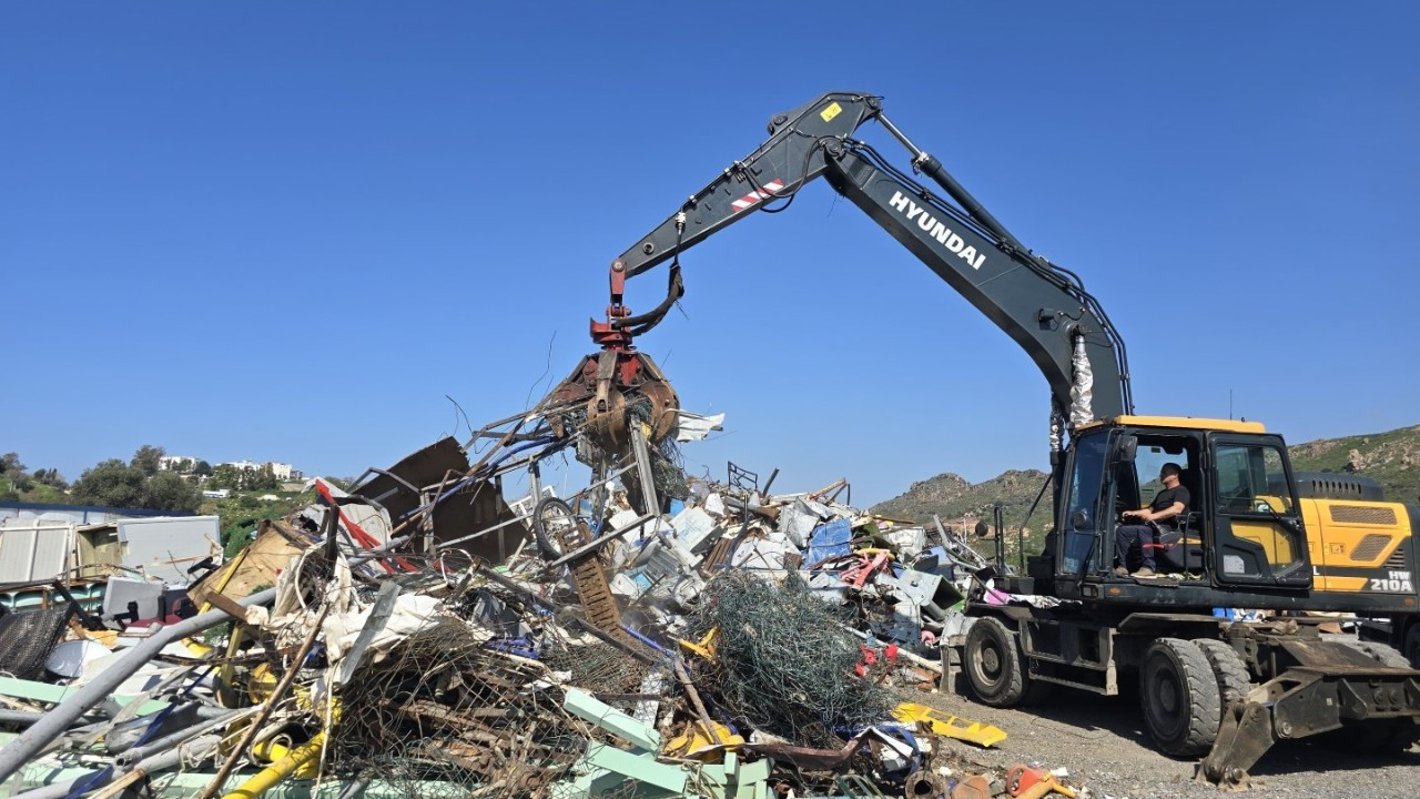Bodrum Belediyesi’nden 146 Ton Hurda Toplanarak Ekonomiye Katkı