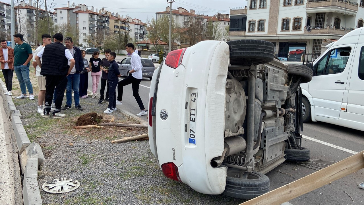 Aksaray’da Kaza Sonrası Yaralı Sürücü Olay Yerinden Kaçtı