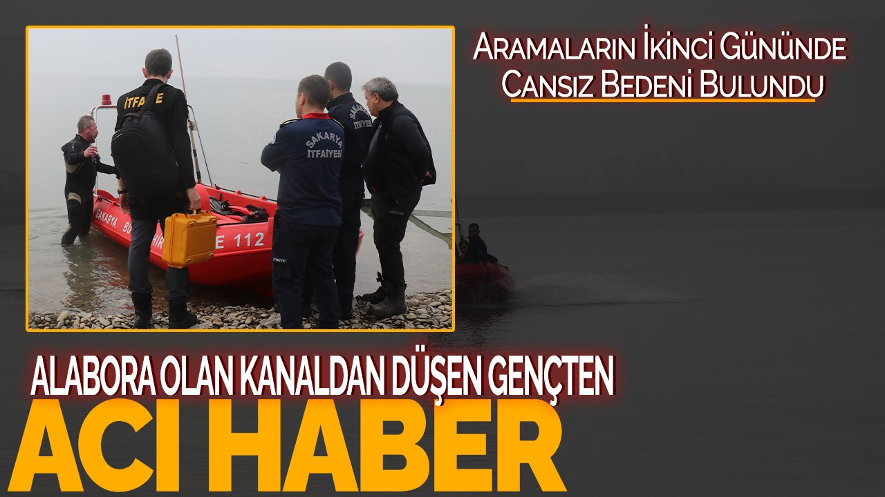 Alabora Olan Kanodan Düşen Gençten Acı Haber: Aramaların İkinci Gününde Cansız Bedeni Bulundu