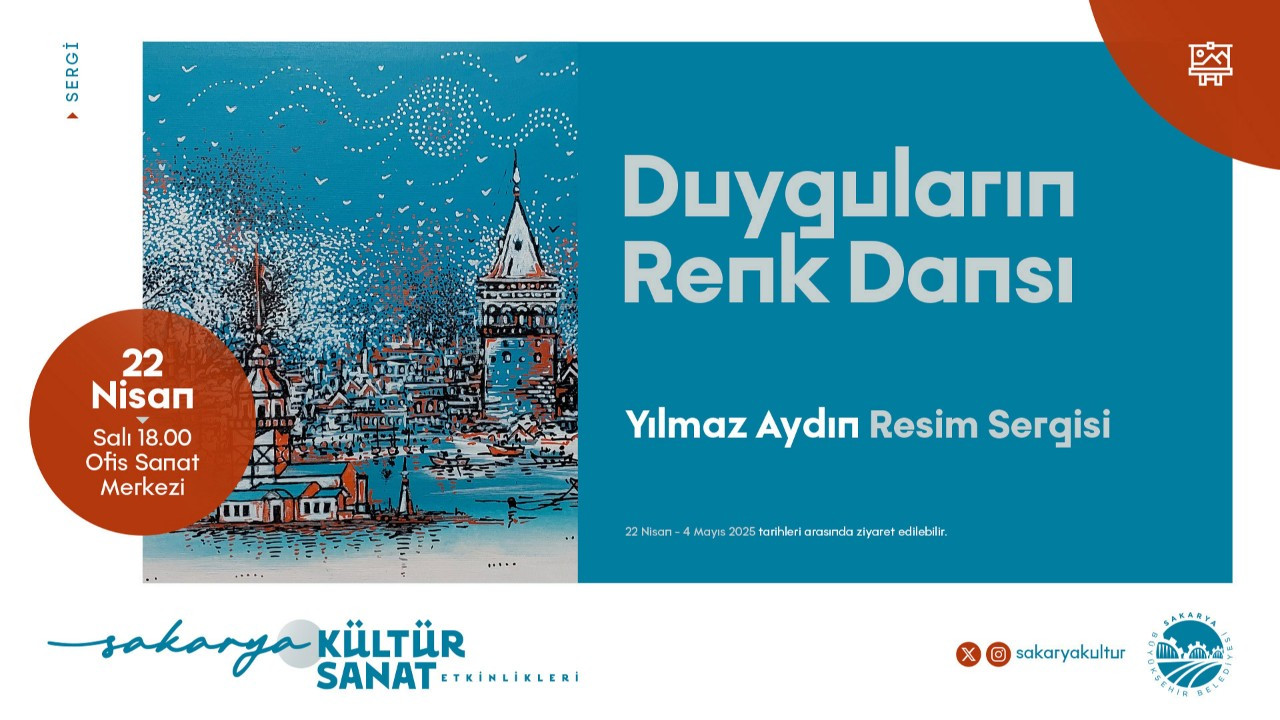 “Duyguların Renk Dansı” Sakarya’da Sanatseverlerle Buluşuyor