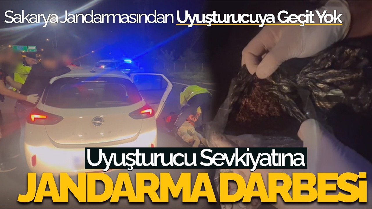 Kuzey Marmara Otoyolu’nda Uyuşturucu Sevkiyatına Jandarma Darbesi