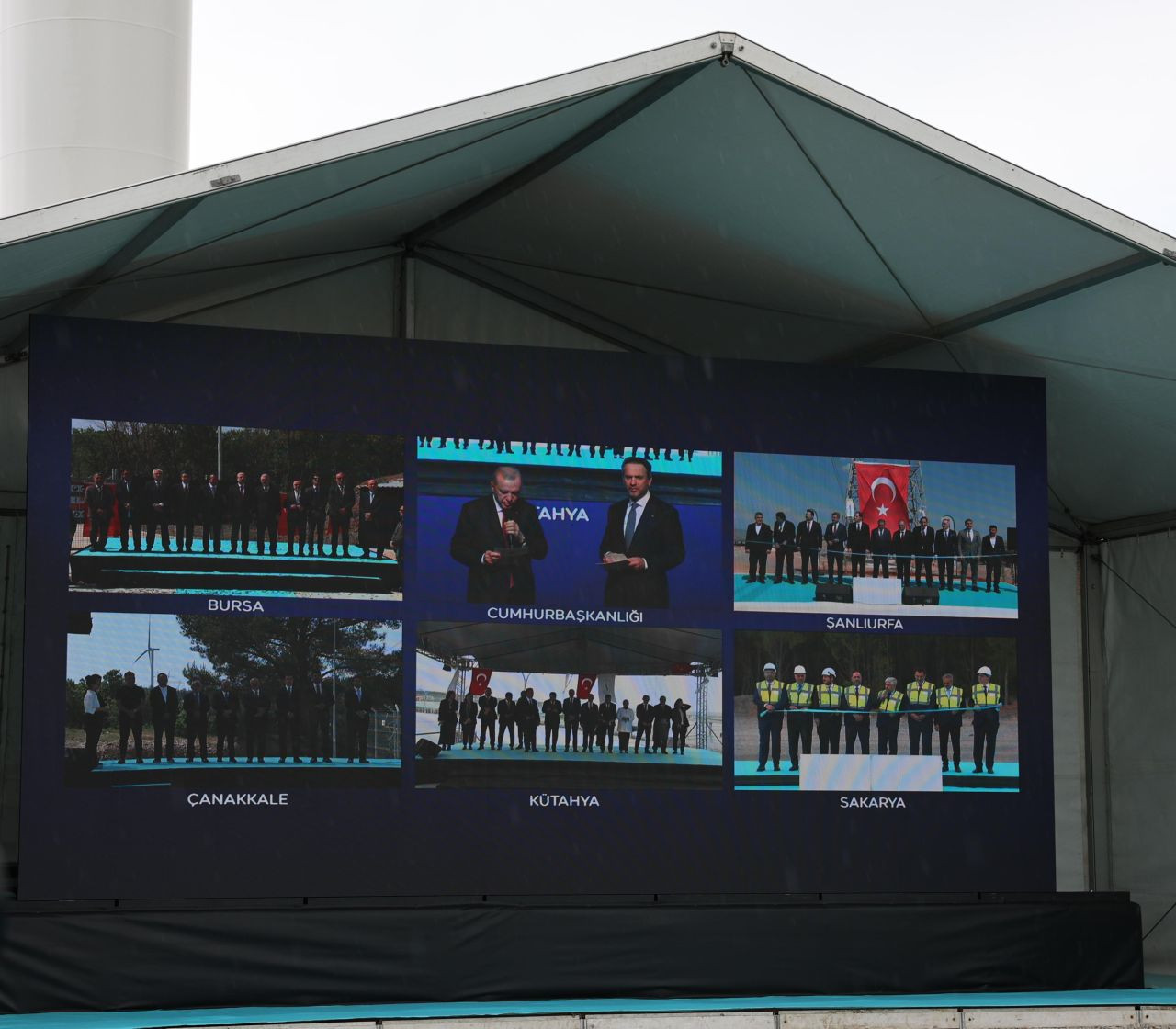Cumhurbaşkanı Erdoğan Geyve Rüzgar Santrali’nin Açılışını Yaptı - Sayfa 1