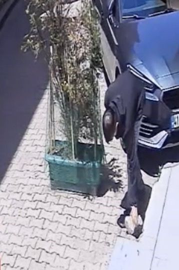 Komşuda Şok Görüntü: Aracı Parçaladı, Hiçbir Şey Olmamış Gibi Yürüyüp Gitti! - Sayfa 1