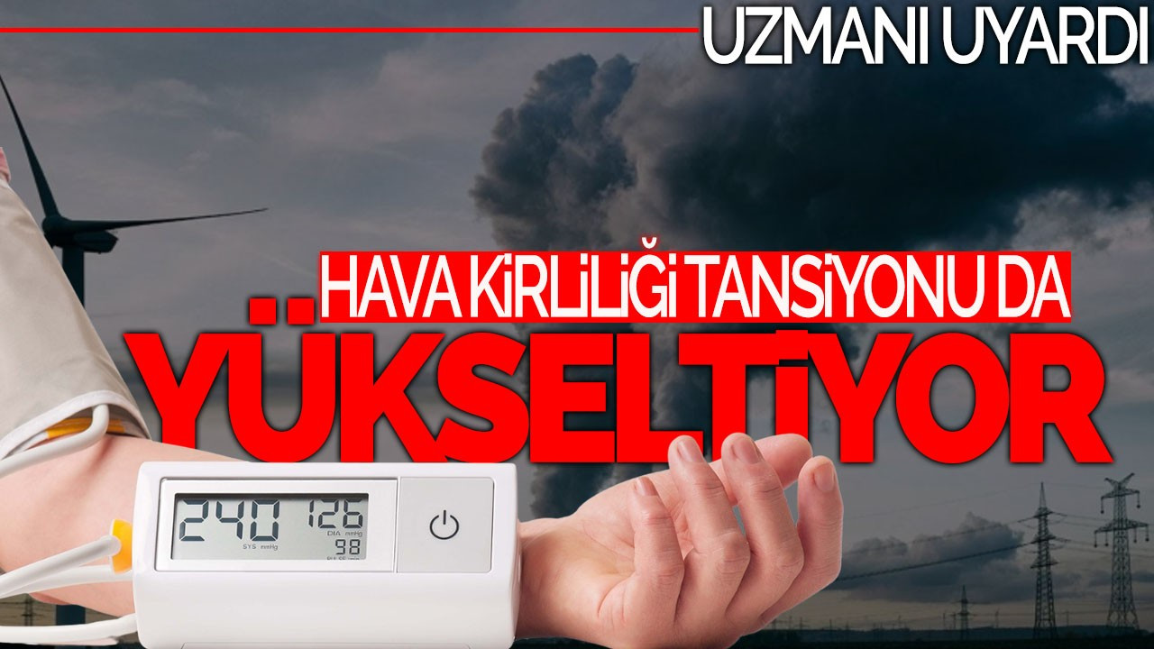 Uzmanı Uyardı: Hava Kirliliği Tansiyonu da Yükseltiyor