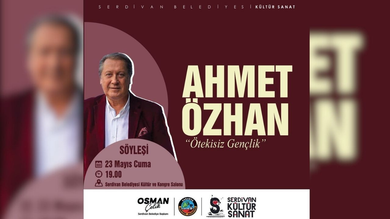 Serdivan’da Anlamlı Buluşma: Ahmet Özhan ile “Ötekisiz Gençlik” Söyleşisi