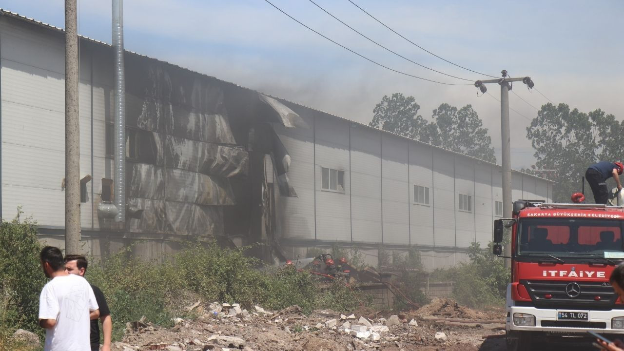 Kontrplak fabrikasında korkutan yangın - Sayfa 1