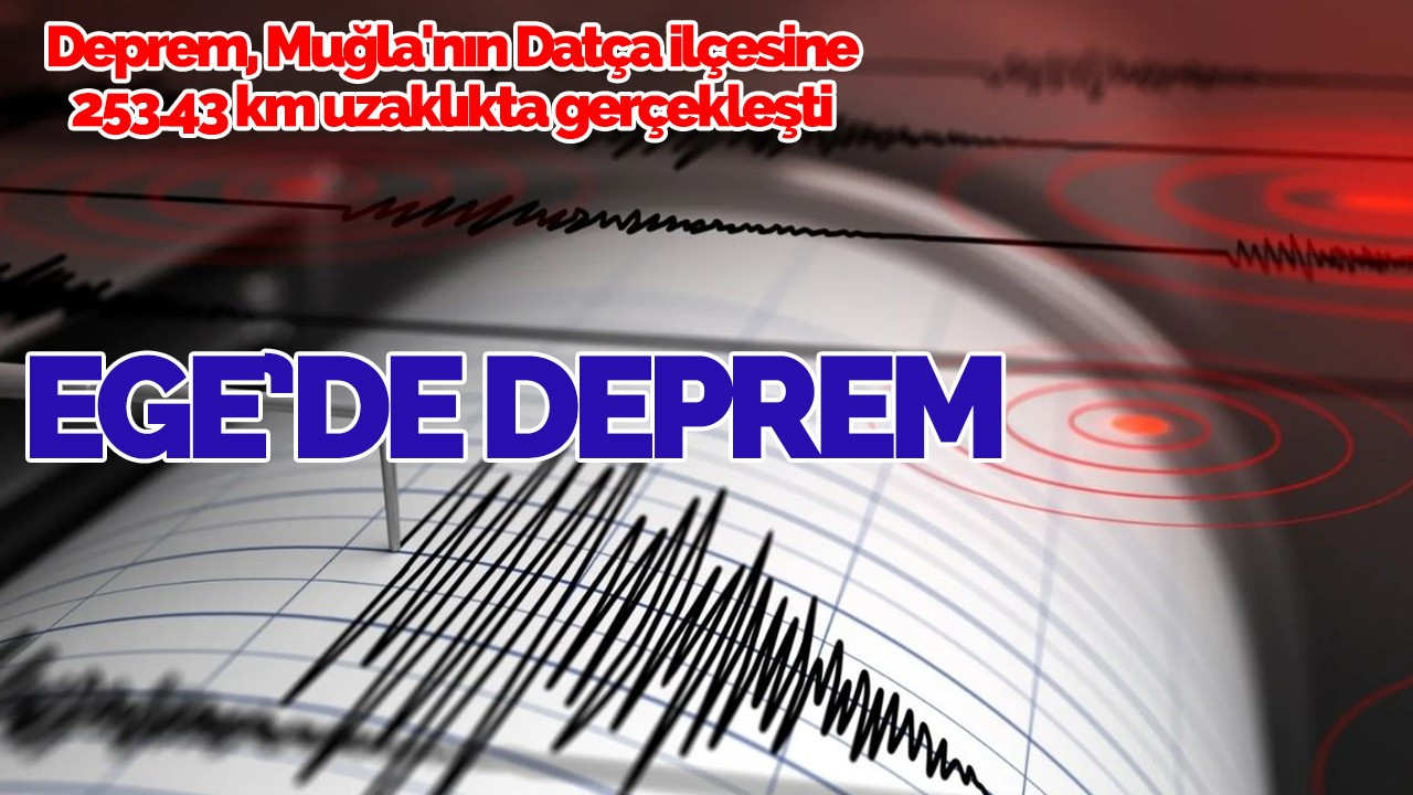 Ege Denizi'nde Girit Adası açıklarında 5 büyüklüğünde deprem