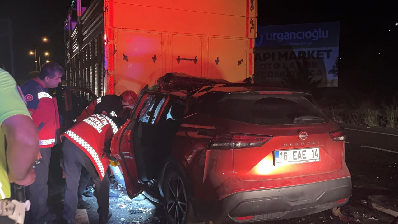 D-650'de cip, kamyona ok gibi saplandı: 1 ölü - Sayfa 4