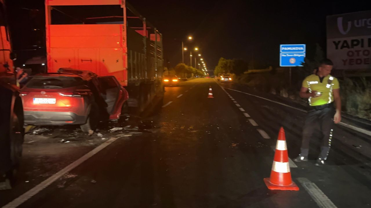 D-650'de cip, kamyona ok gibi saplandı: 1 ölü - Sayfa 2
