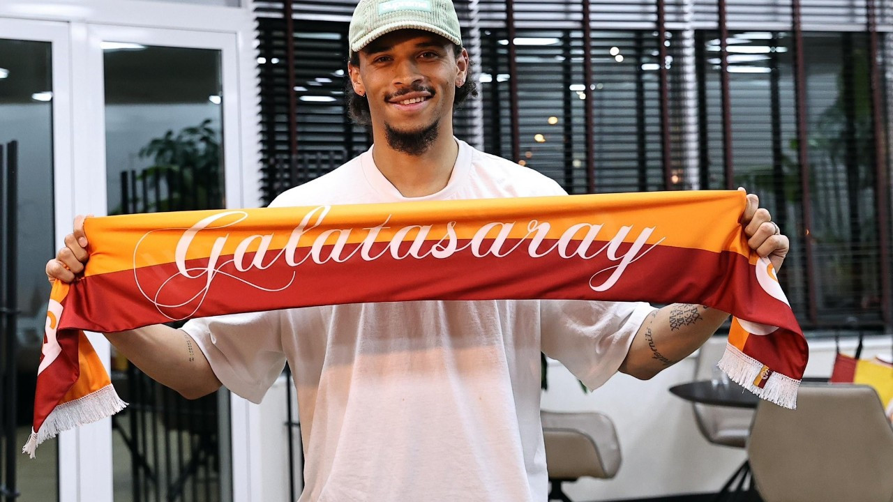 Leroy Sane, İstanbul'a geldi