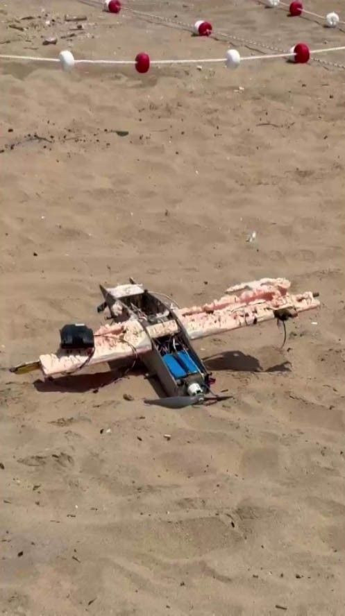 Şile denizinde kamikaze dronuna benzer cisim bulundu - Sayfa 1