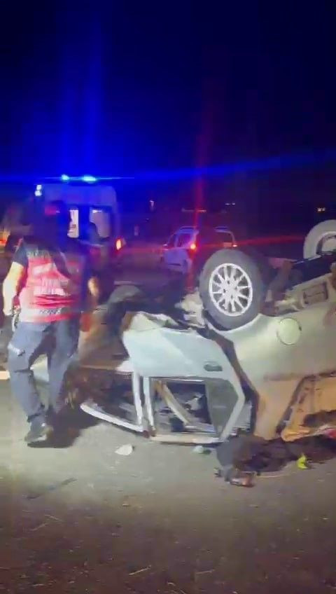 Kontrolden çıkan otomobil ters döndü: 2 yaralı - Sayfa 2