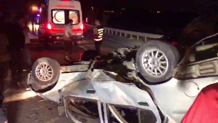 Kontrolden çıkan otomobil ters döndü: 2 yaralı - Sayfa 4