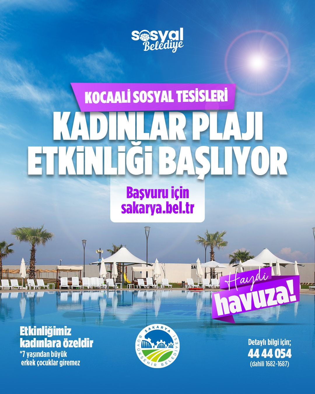 Büyükşehir’den kadınlara sezon boyu ücretsiz tatil müjdesi - Sayfa 1