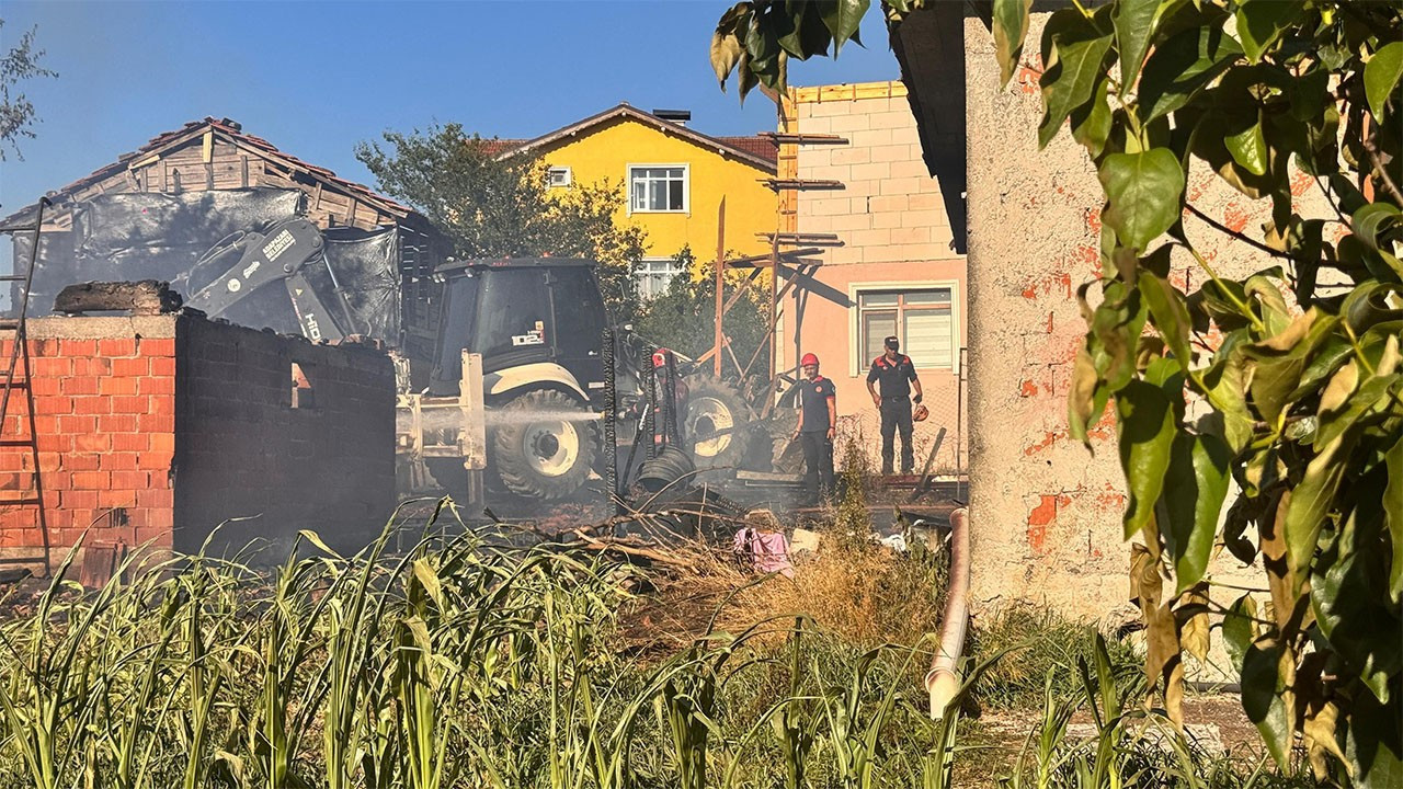 Adapazarı’nda Alev Alarmı: Ahır Ve Samanlık Kül Oldu