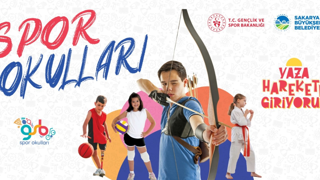 Sakarya’da çocuklar yaz tatilini sporla iç içe geçirecek