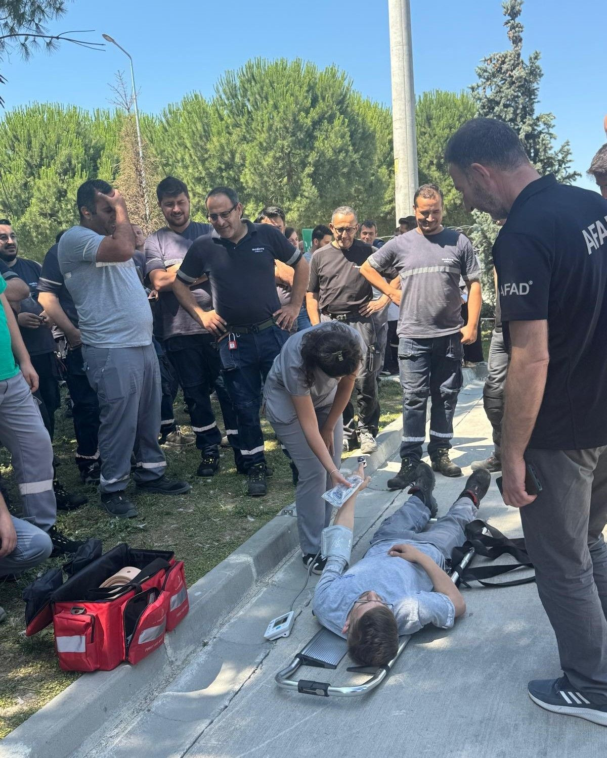AFAD’dan Gerçeği Aratmayan Yangın ve Tahliye Tatbikatı - Sayfa 1
