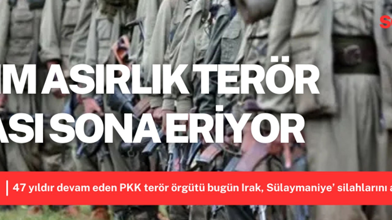 Yarım Asırlık Terör Sorununda Tarihi Adım Bugün Atılıyor