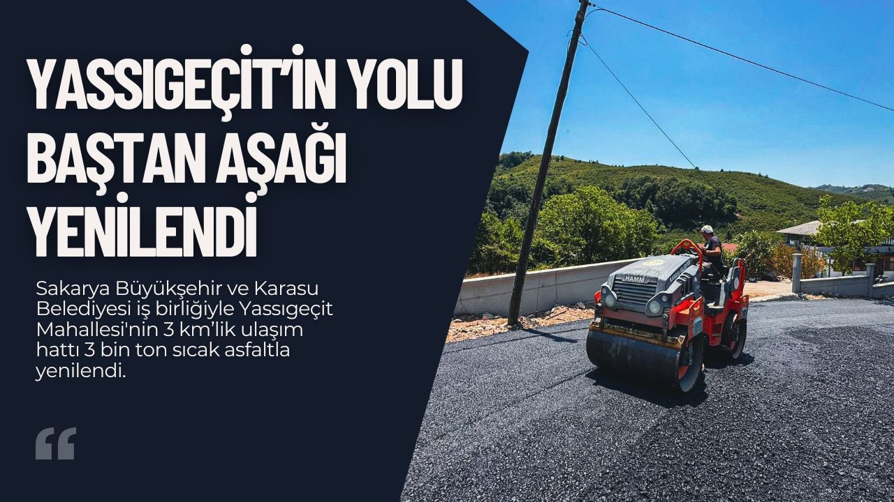 Yassıgeçit’in Yolu Baştan Aşağı Yenilendi