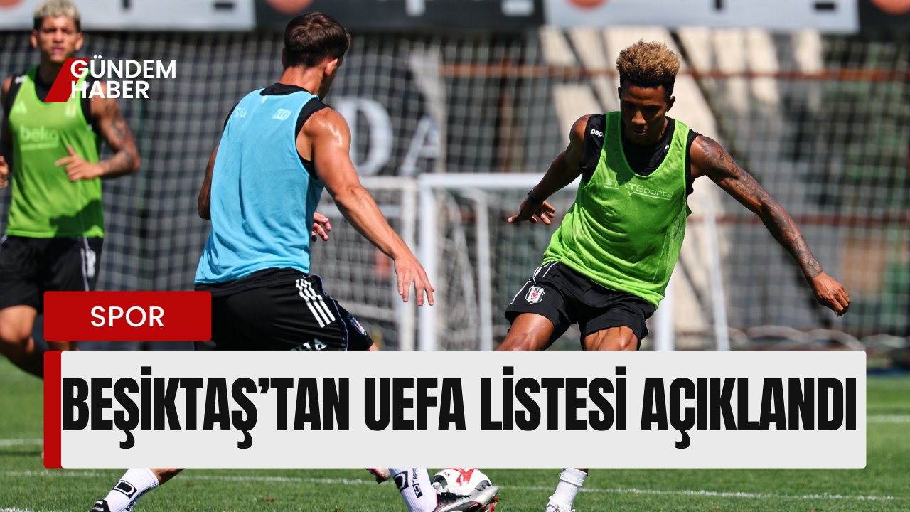 Beşiktaş’tan UEFA listesi: 5 sürpriz İsim dışarda!