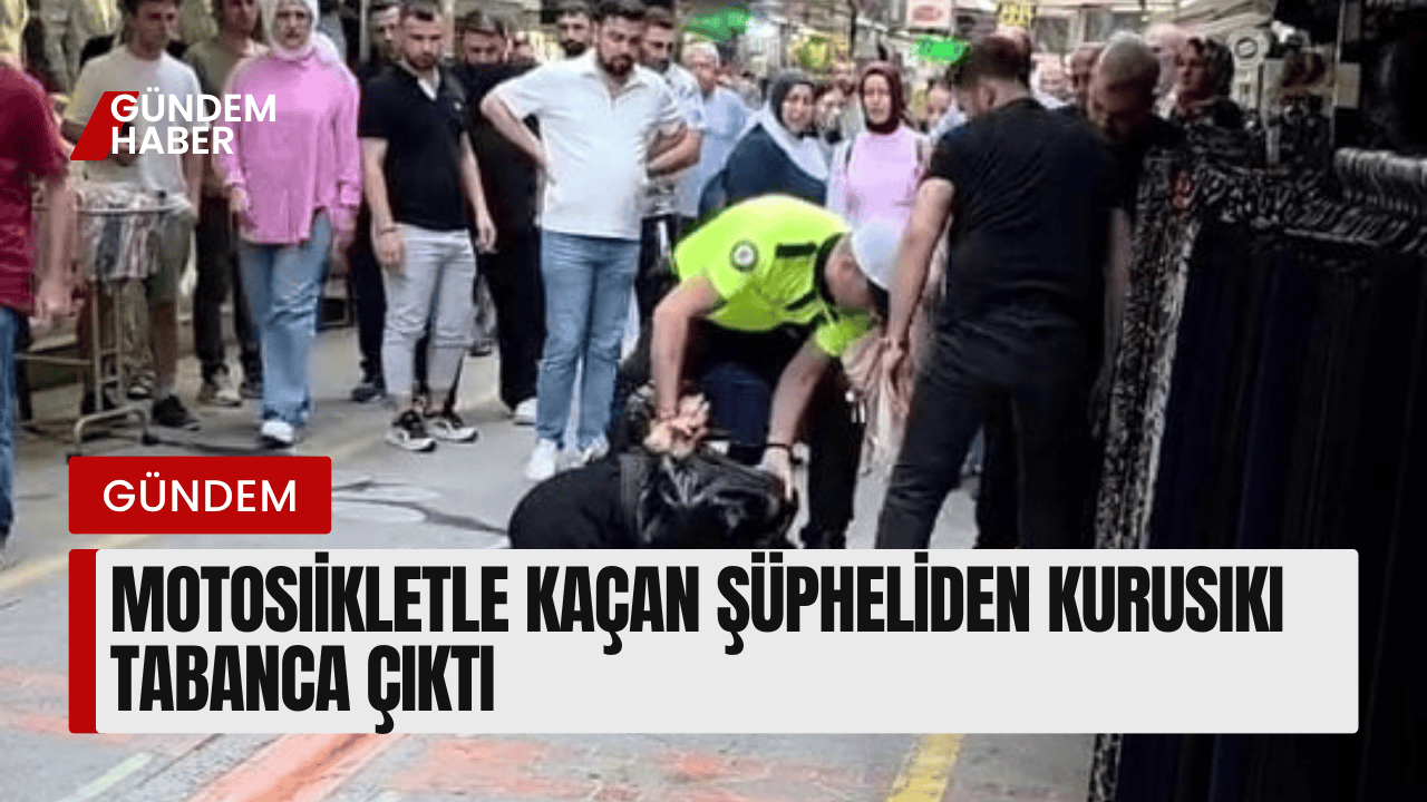Sakarya’da Motosikletle Kaçan Şüpheliden Kurusıkı Tabanca Çıktı