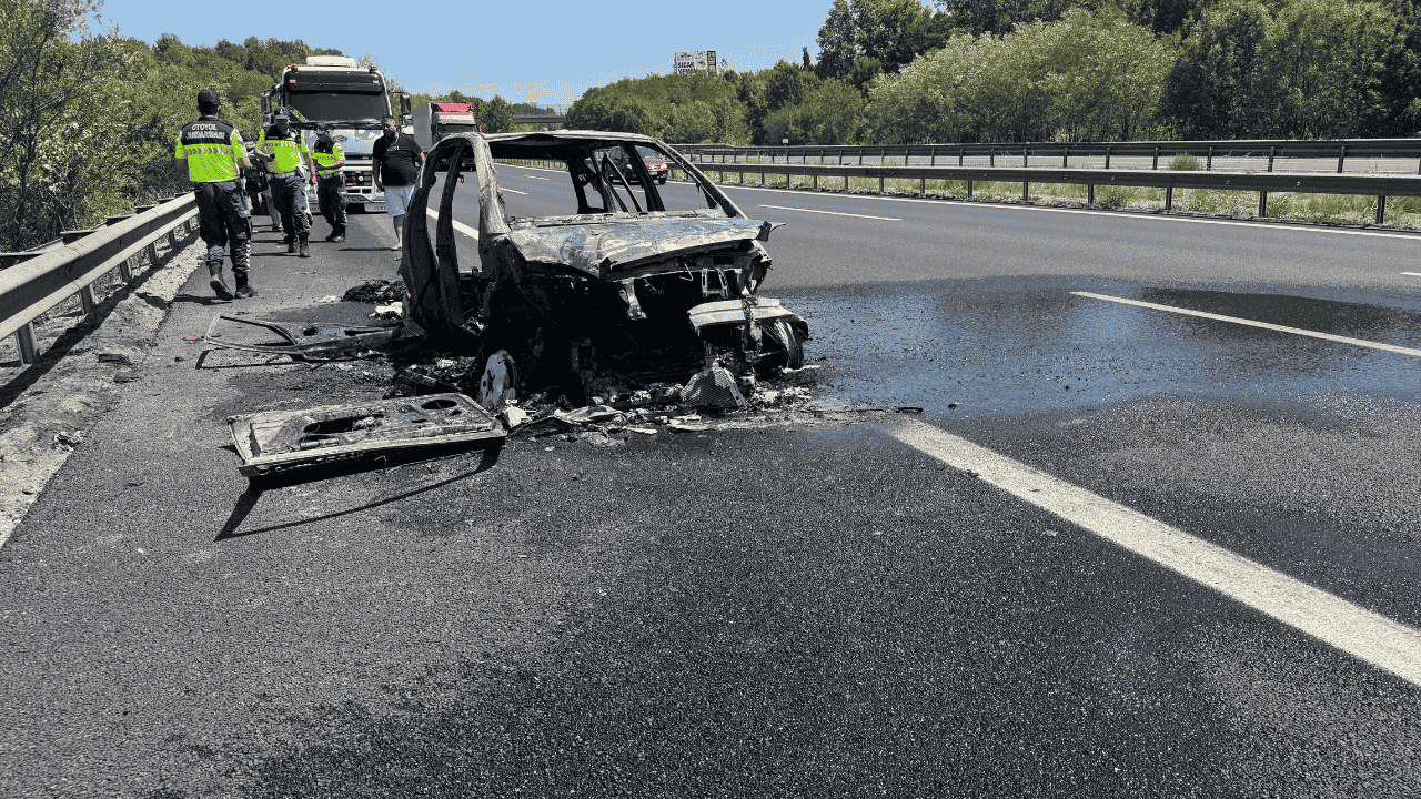 Anadolu Otoyolu’nda Yabancı Plakalı Otomobil Alev Alev Yandı - Sayfa 4