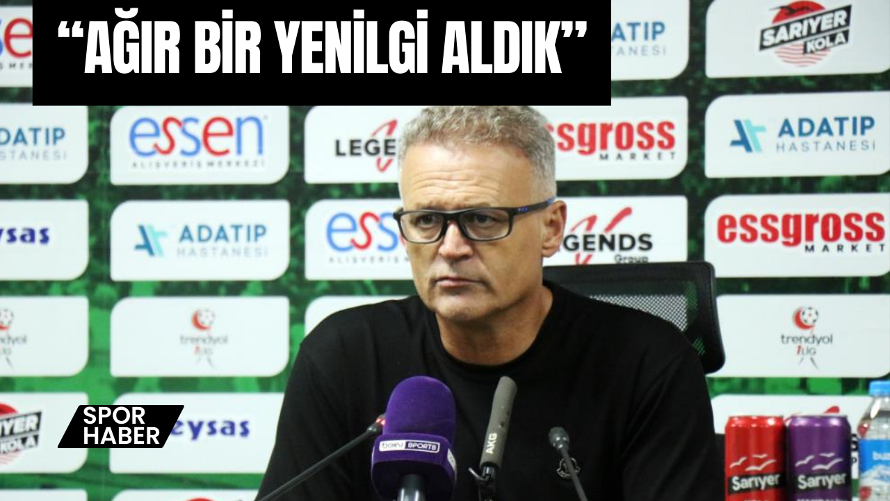 Buz: “Ağır bir yenilgi aldık”