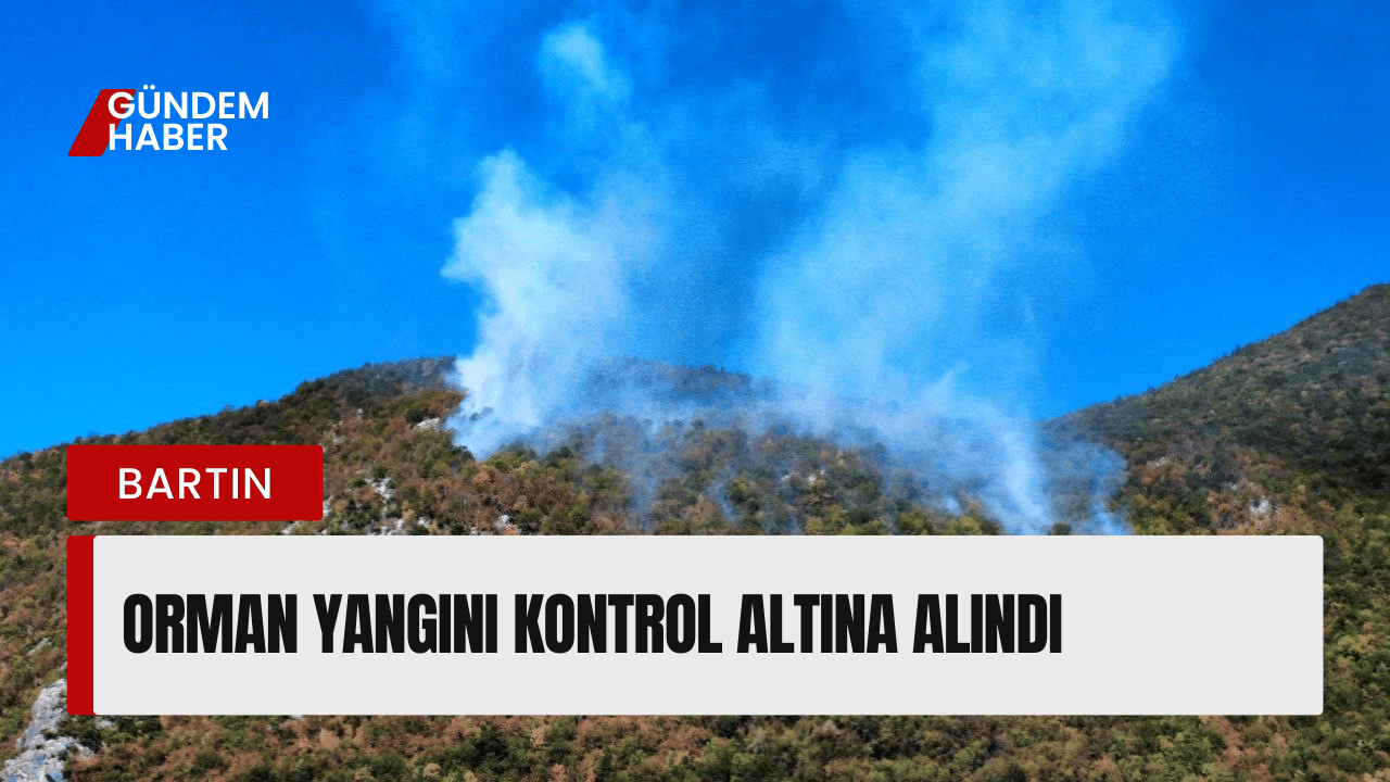 Bartın'da Orman Yangını Kontrol Altına Alındı