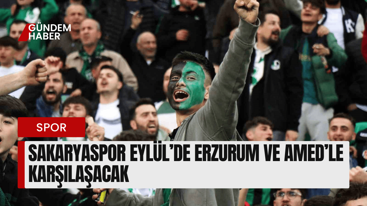 Sakaryaspor Eylül’de Erzurum ve Amed’le Karşılaşacak