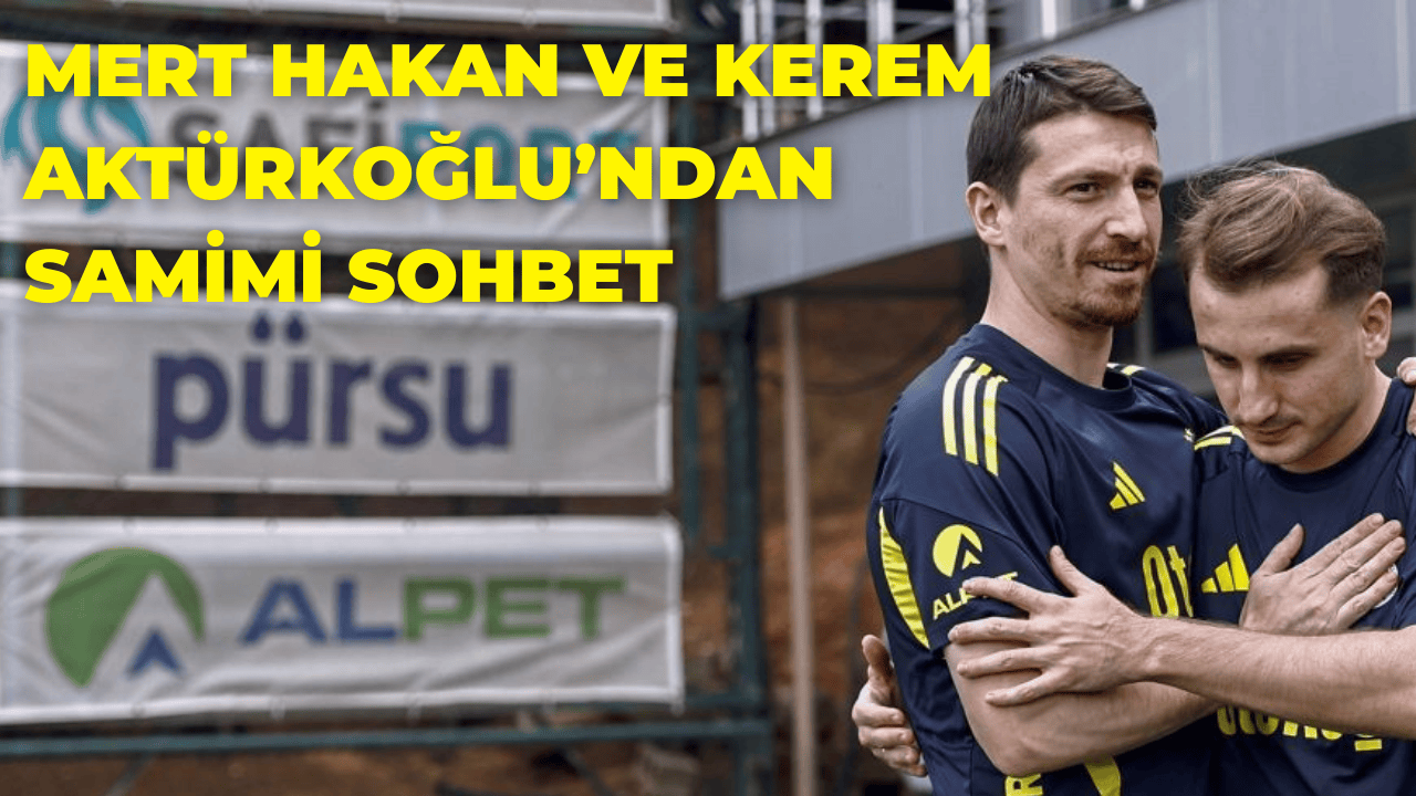 Mert Hakan Yandaş ve Kerem Aktürkoğlu’ndan Antrenmanda Kısa Diyalog: