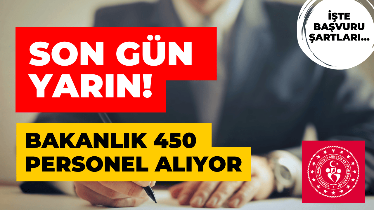 GSB 450 Sözleşmeli Yurt Yönetim Personeli Alacak
