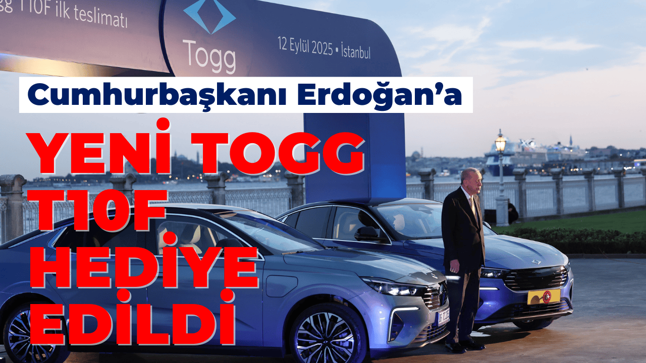Cumhurbaşkanı Erdoğan’a Yeni TOGG T10F Hediye Edildi