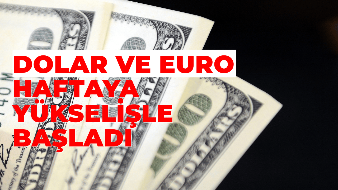 Dolar ve Euro Haftaya Yükselişle Başladı