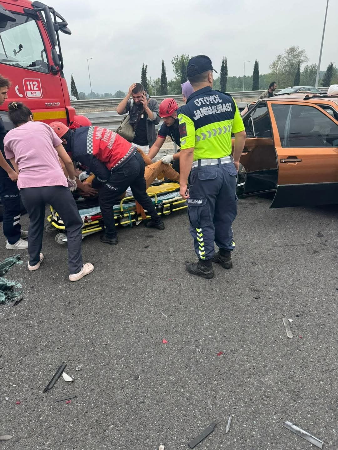 Kuzey Marmara Otoyolu’nda Kaza - Sayfa 1