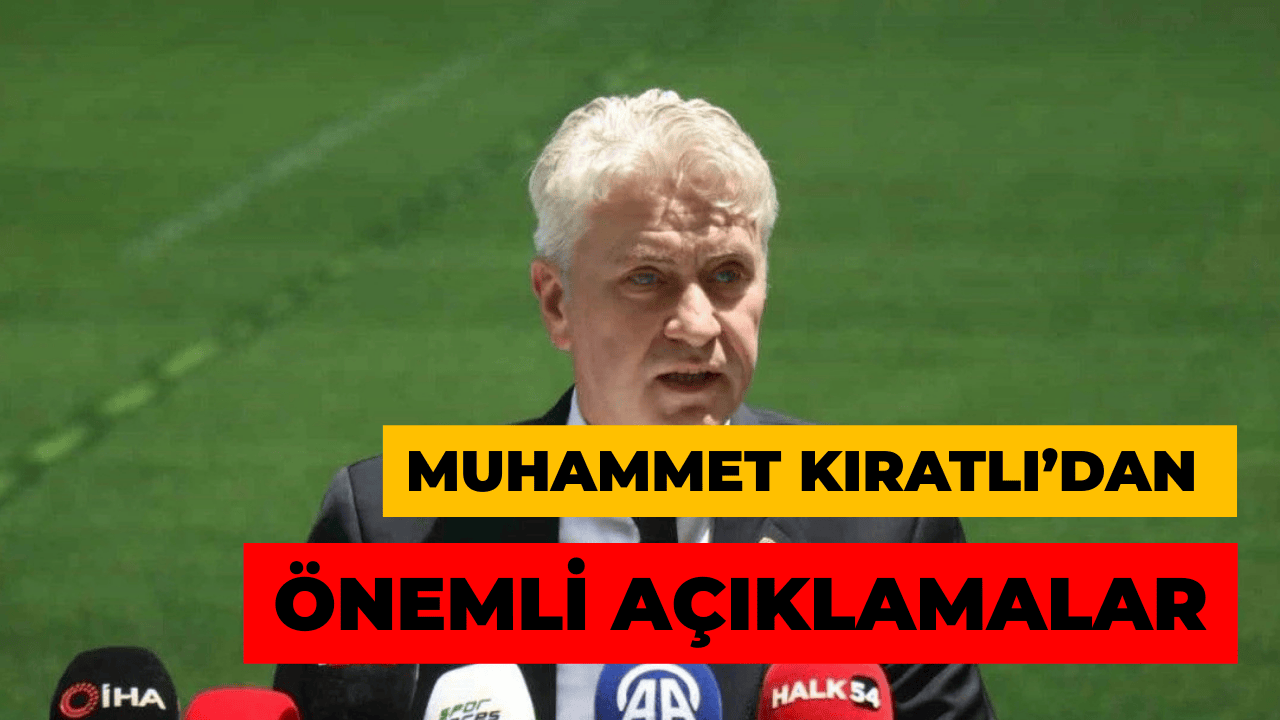 Sakaryaspor Kulüp Başkanı Muhammet Kıratlı’nın Kamuoyuna Açıklaması