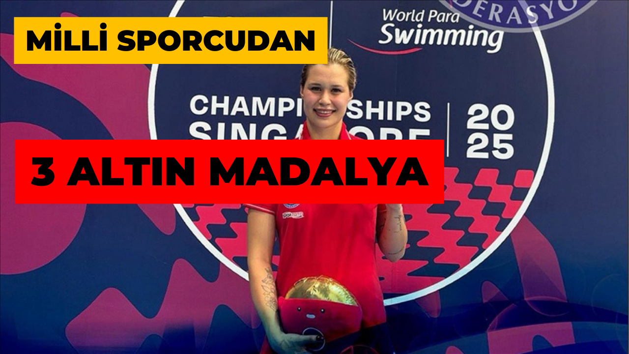 Milli Sporcu Defne Kurt’tan Dünya Şampiyonasında 3 Altın Madalya