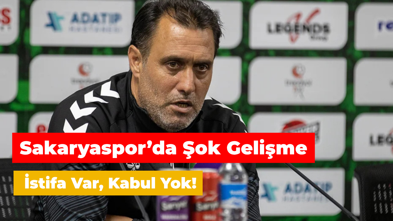 Sakaryaspor’da İstifa Krizi: Serhat Sütlü Gidiyor, Yönetim Tutuyor!