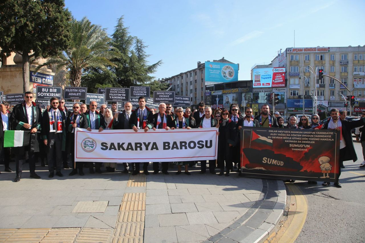 Sakarya Barosu Gazze için Yürüdü: Sessizlik Suça Ortak Olmaktır - Sayfa 3