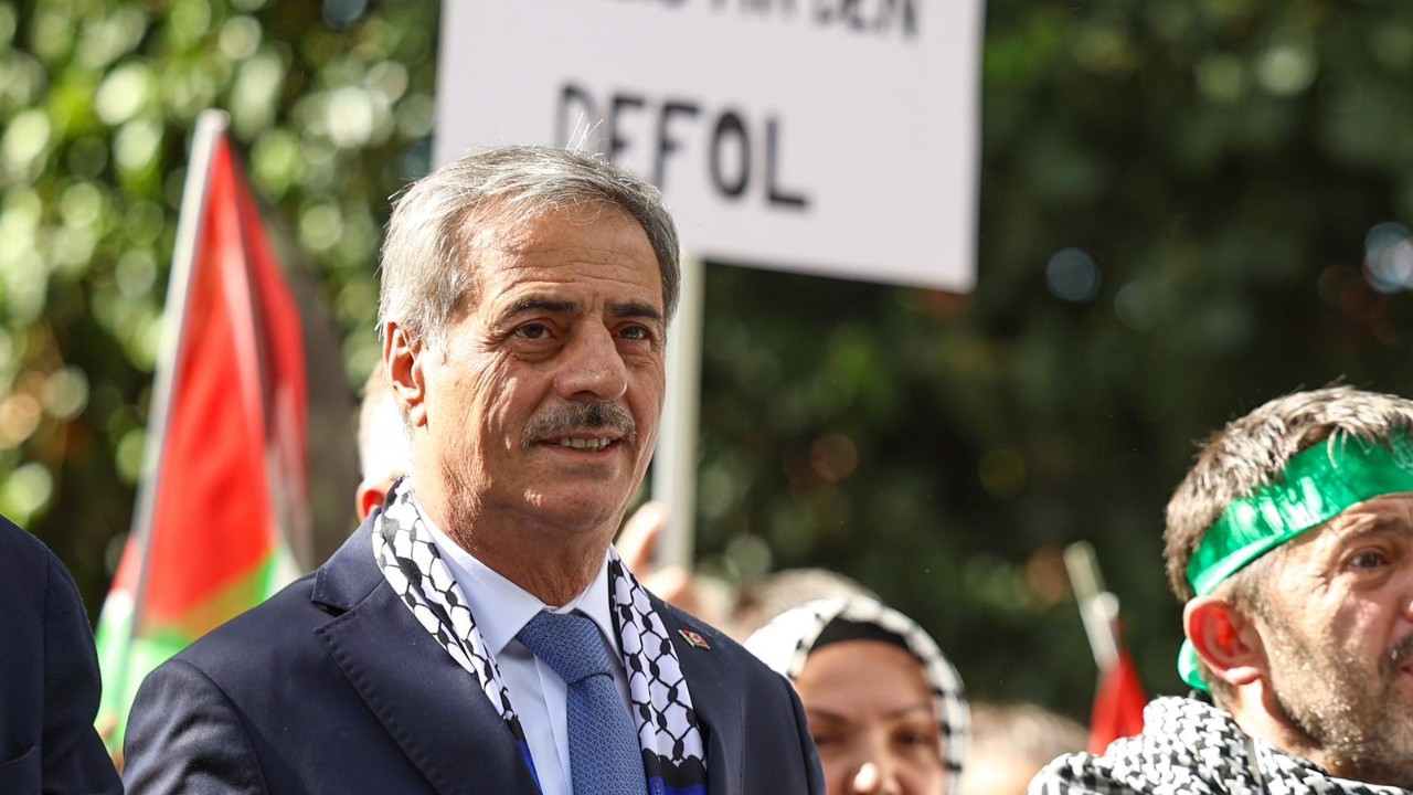 Sakarya’da Binlerce Kişi Kol Kola "Özgür Filistin" İçin Yürüdü