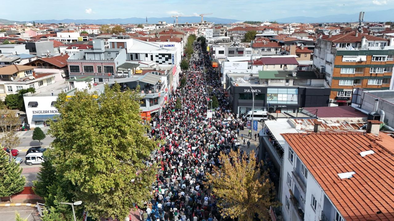 Sakarya’da Binlerce Kişi Kol Kola "Özgür Filistin" İçin Yürüdü - Sayfa 3