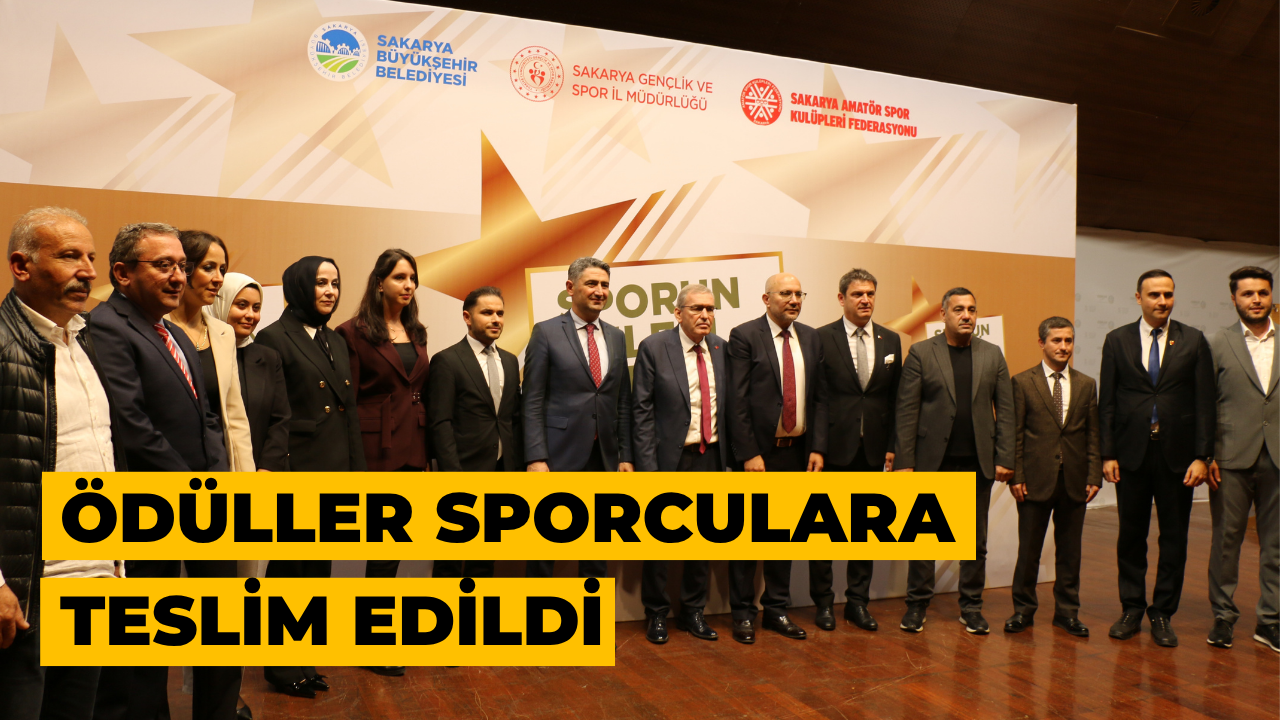 Ödüller Sporculara Teslim Edildi