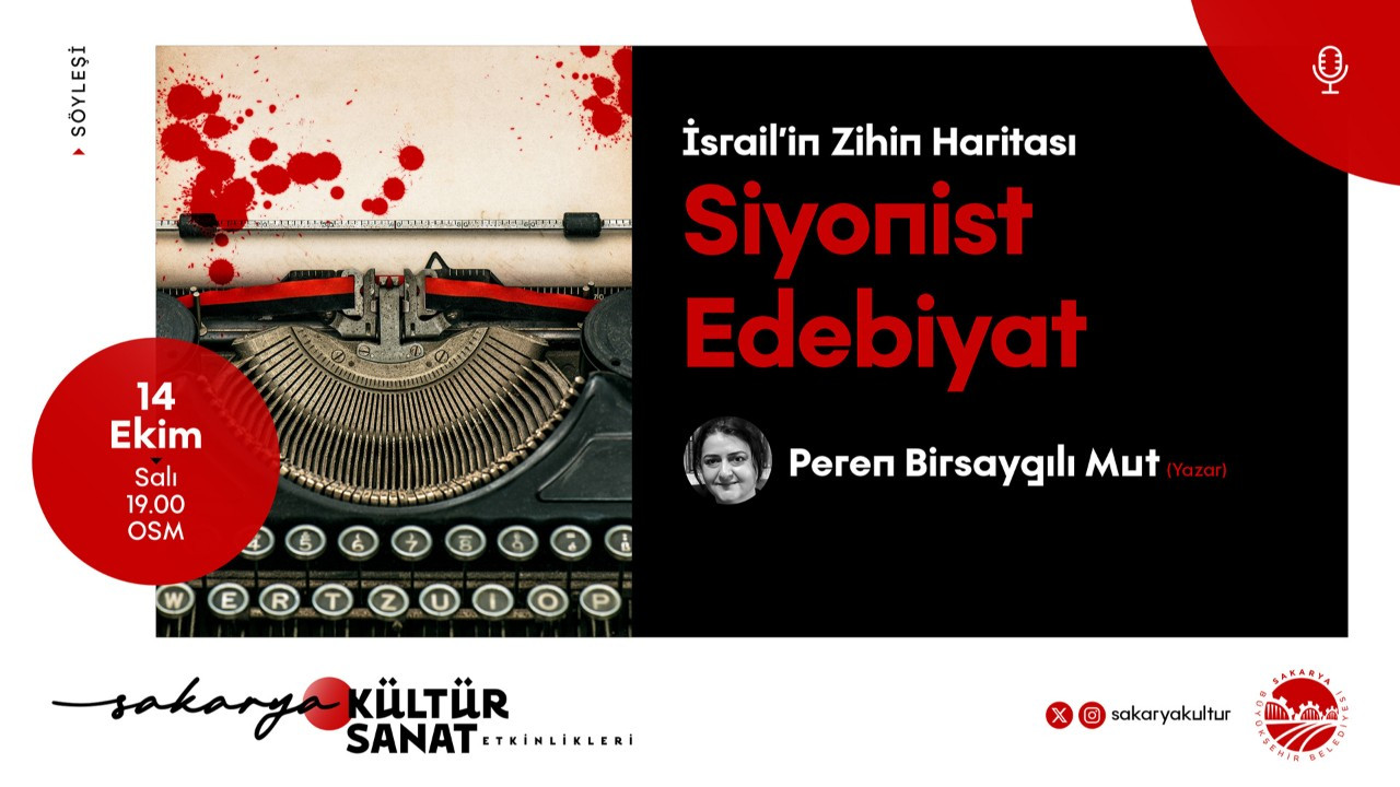 “İsrail’in Zihin Haritası: Siyonist Edebiyat” OSM’de Konuşulacak
