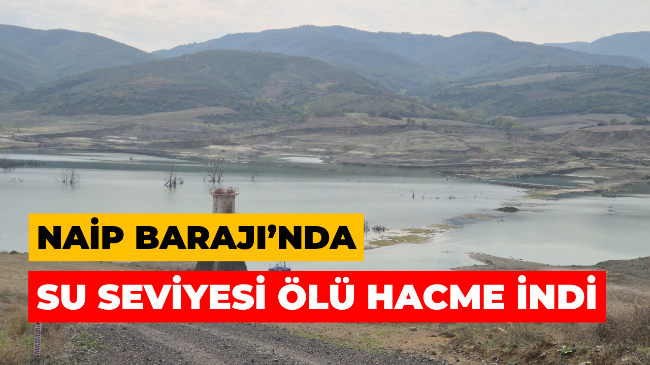 Naip Barajı’nda Su Seviyesi Ölü Hacme İndi, Kuraklık Alarm Veriyor