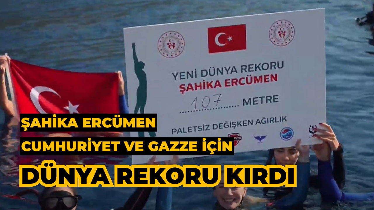 Şahika Ercümen Cumhuriyet ve Gazze İçin Dünya Rekoru Kırdı
